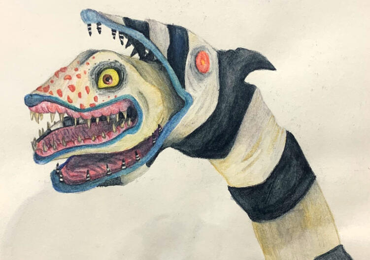 Sandworm 2 148.5mm x 210mm (Watercolour)